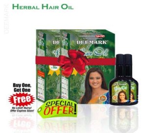 Deemark Herbal Hair Oil By Teleone - To Prevent Hair Loss And Dandruff