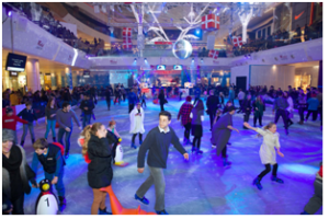 Tresor Paris- The opening of the ice rink in Westfields
