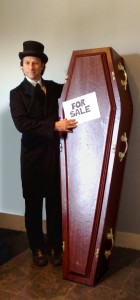 Who would buy a used coffin?
